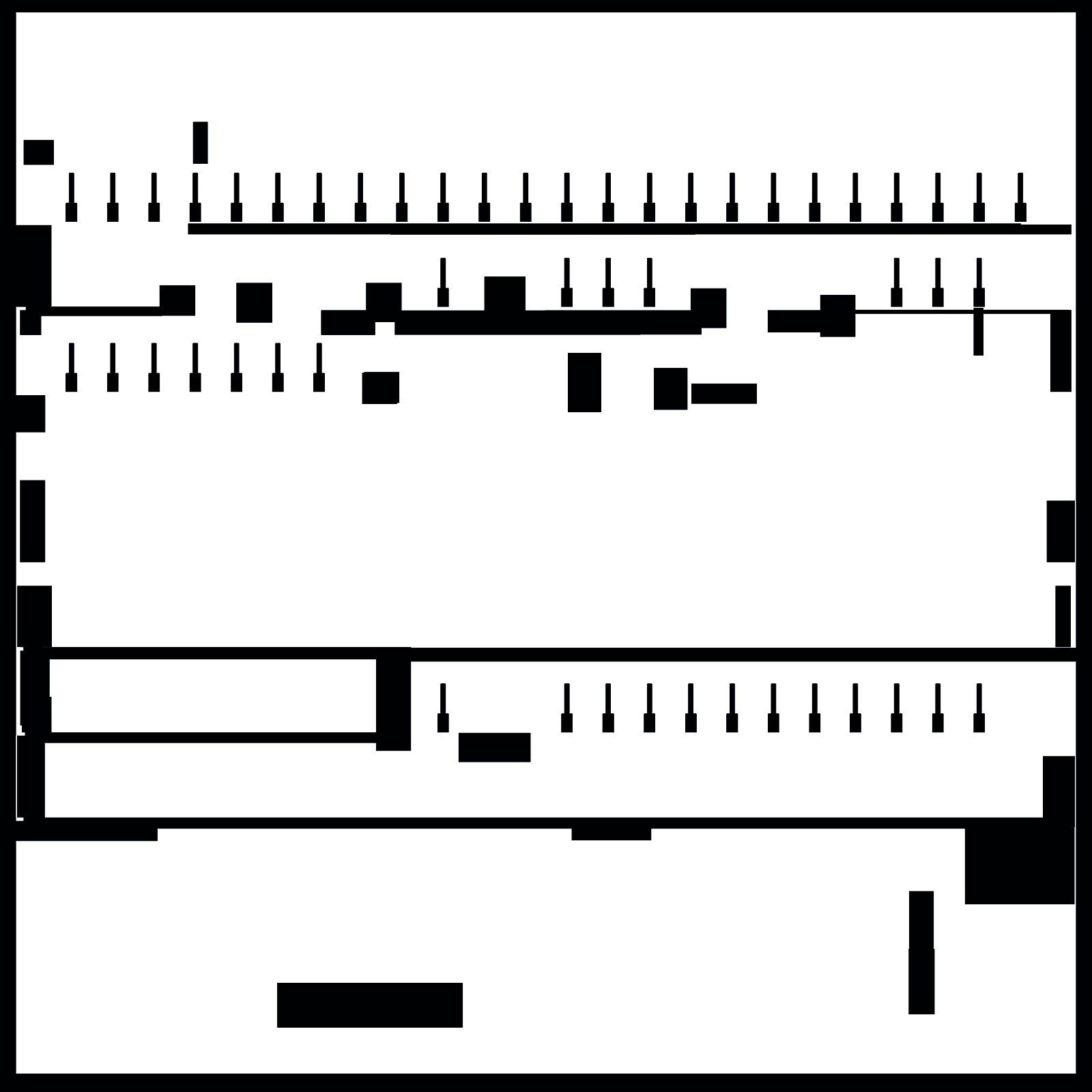 Formularpartitur — Mischtechnik auf FineArt Print, 70 × 70 cm, 2023