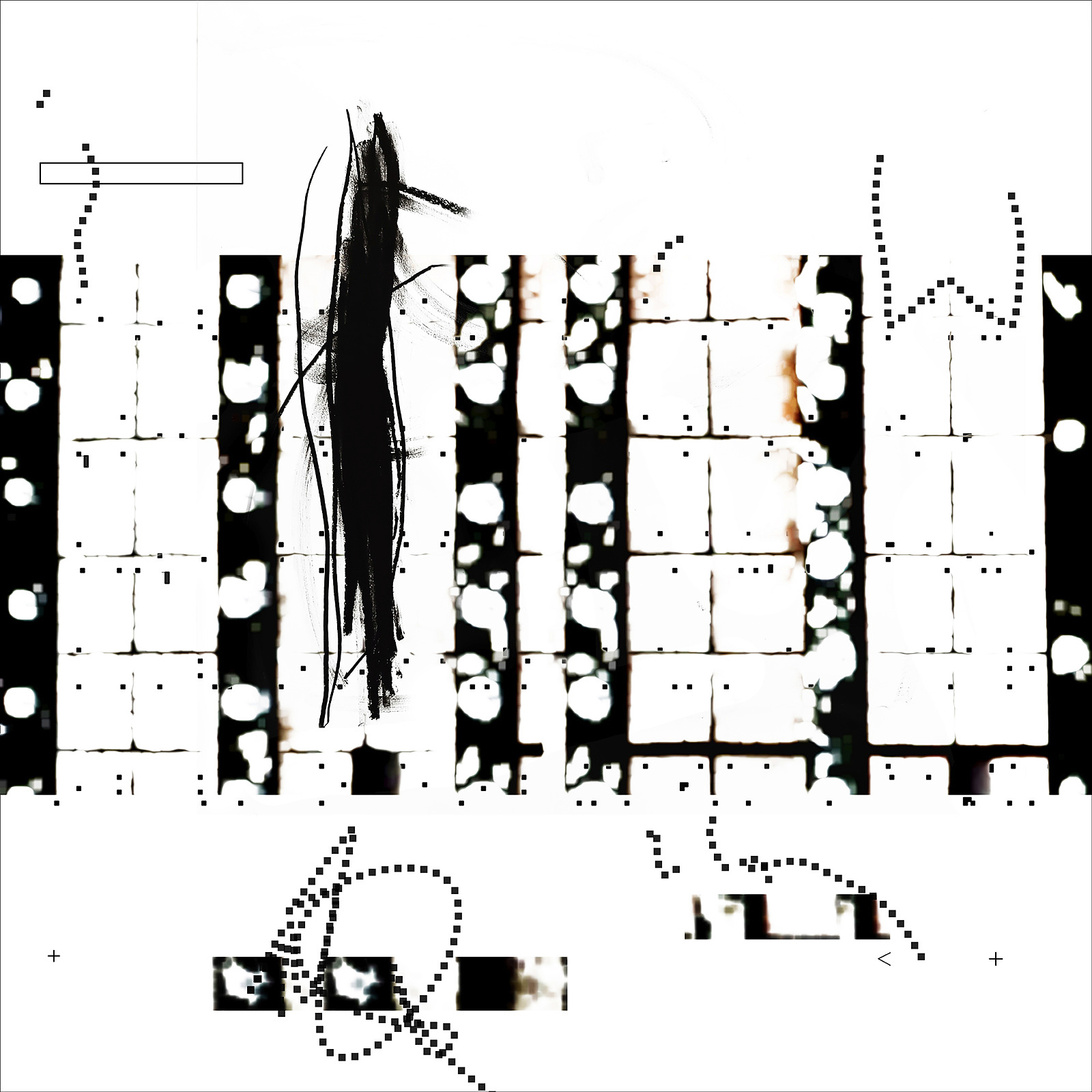 Salinenpartitüde — Mischtechnik auf FineArt Print, 70 × 70 cm, 2024