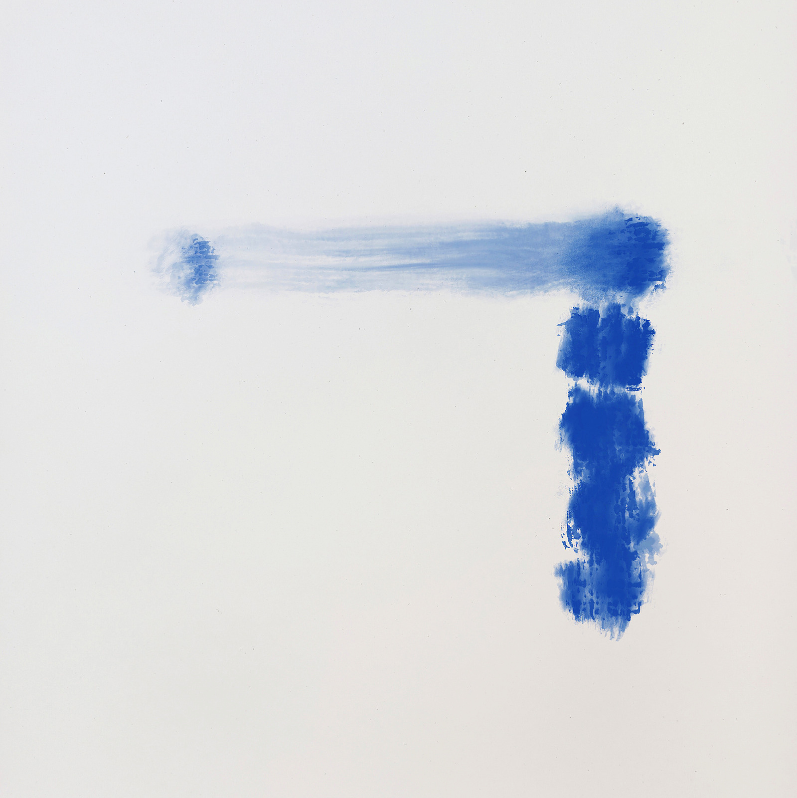 Marker-Etüde 07 — Mischtechnik auf Karton, 30 × 30 cm, 2026