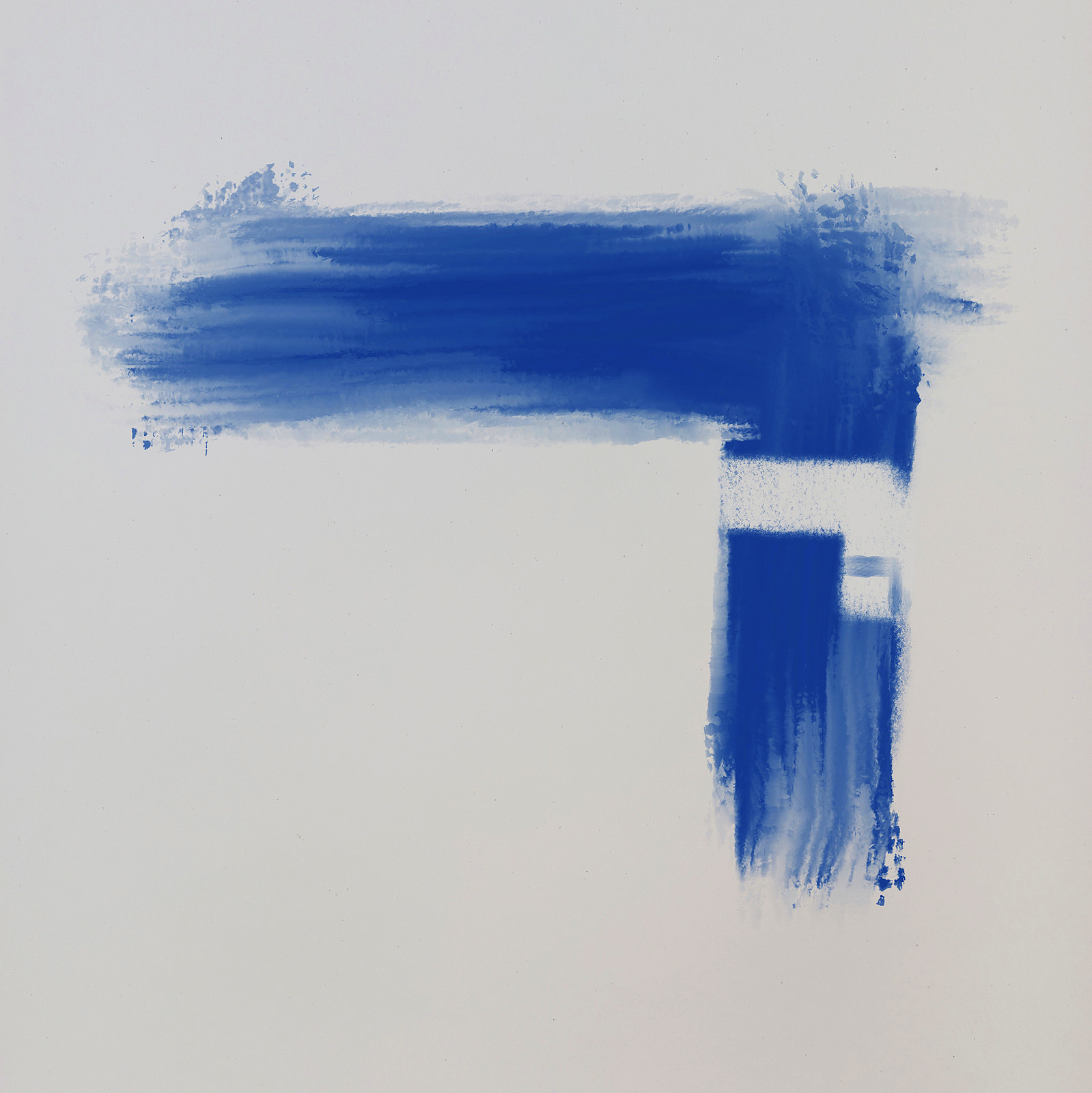 Marker-Etüde 17 ReEntry — Mischtechnik auf Karton, 30 × 30 cm, 2026